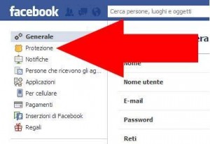 facebook protetto